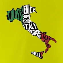 Mapy - názvy měst - Italie