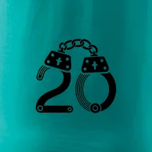 Narozeninové tričko pro policajta - pouta 20