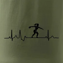 EKG hod diskem