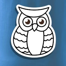 Sova kreslená na prsu