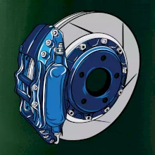 Auto kotoučová brzda