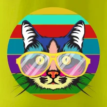 Kočka při barevném západu