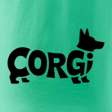 Corgi nápis v těle