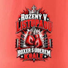Listopadový boxer s úderem krále