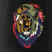 Hlava lva kreslená jednoduchá