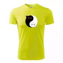 Kočky jin jang barevné