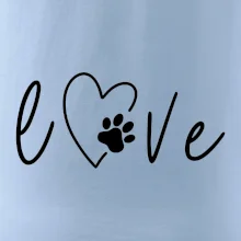 Love nápis zvíře