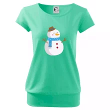 Sněhulák se šálou