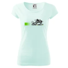 Kombajnista zelená a žlutá