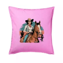 Cowgirl vintage na koni