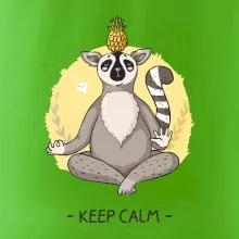 Yoga - keep calm kreslený