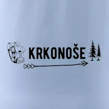 Krkonoše nápis