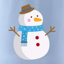 Sněhulák se šálou