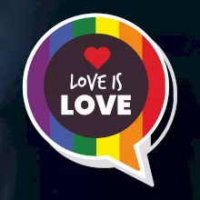 Love is love bublina Love is love bublina