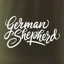 German shepherd - nápis okrasny - nápis okrasný
