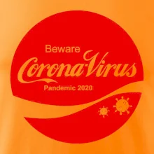 Corona virus pandemic logo