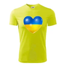 Ukrajina srdce vlajka