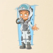 Vesmírný voják oranžový