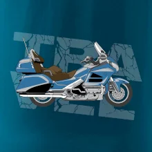 Cestovní motorka Amerika modrá