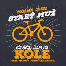 Starý muž - horské kolo