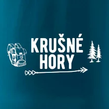 Krušné hory nápis
