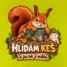 Hlídám keš veverka s pokladem