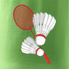 Badminton - pálka a košík