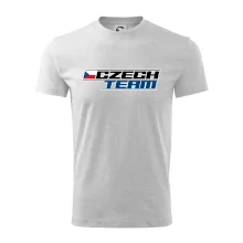 Czech team s vlajkou - Mistrovství světa v ledním hokeji 2025