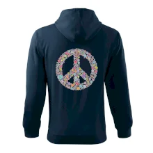 Peace symbol lístečky