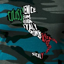 Mapy - názvy měst - Italie