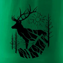 Jelen v lese křivky