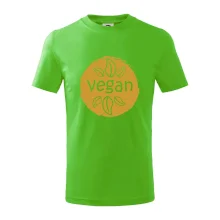 Vegan hnědá kruh