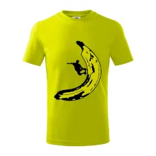 Skateboardista na banánu