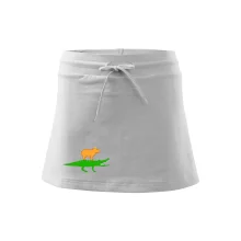 Kapybara na krokodýlovi (Moňas)