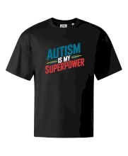Šikmý nápis Autism is my superpower