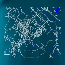 Kopřivnice - Mapa s vodními toky