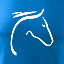 Kůň - hlava silueta