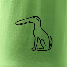 Barzoj obrys černý  (Moňas)