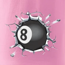 Kulečníková koule v triku