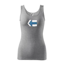 Párová turistická značka modrá