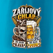 Záříjový chlap -  do 16 káva  od 16 pivo