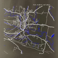 Dvůr Králové nad Labem mapa s vodními toky