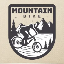 MTB mountain bike logo prsa zaoblené