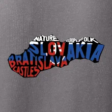 Mapy - názvy měst - Slovensko