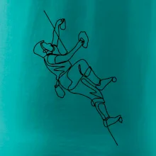 Lezecká stěna jedním tahem