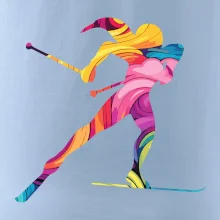 Barevná běžkařka