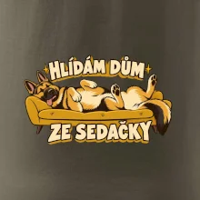 Hlídám dům ze sedačky - vlčák