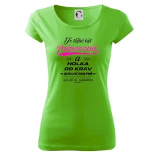 Je těžké být princezna a holka od krav