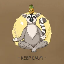 Yoga - keep calm kreslený