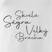 Velký brácha - nápis na zádech